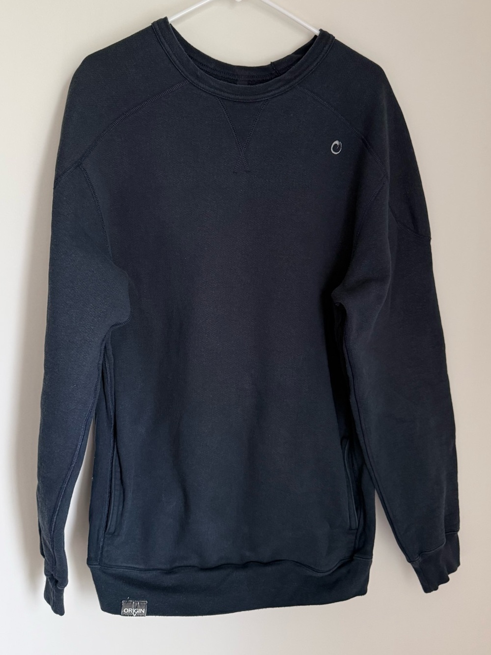 Men's Origin “The Heavy” Navy Crew Sweatshirt Made in USA